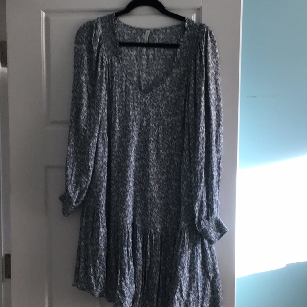 Gentle Fawn blue floral mini dress